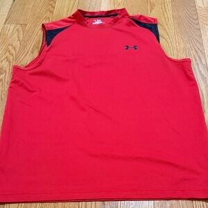 Under Armour Red and Black Athletic Tank